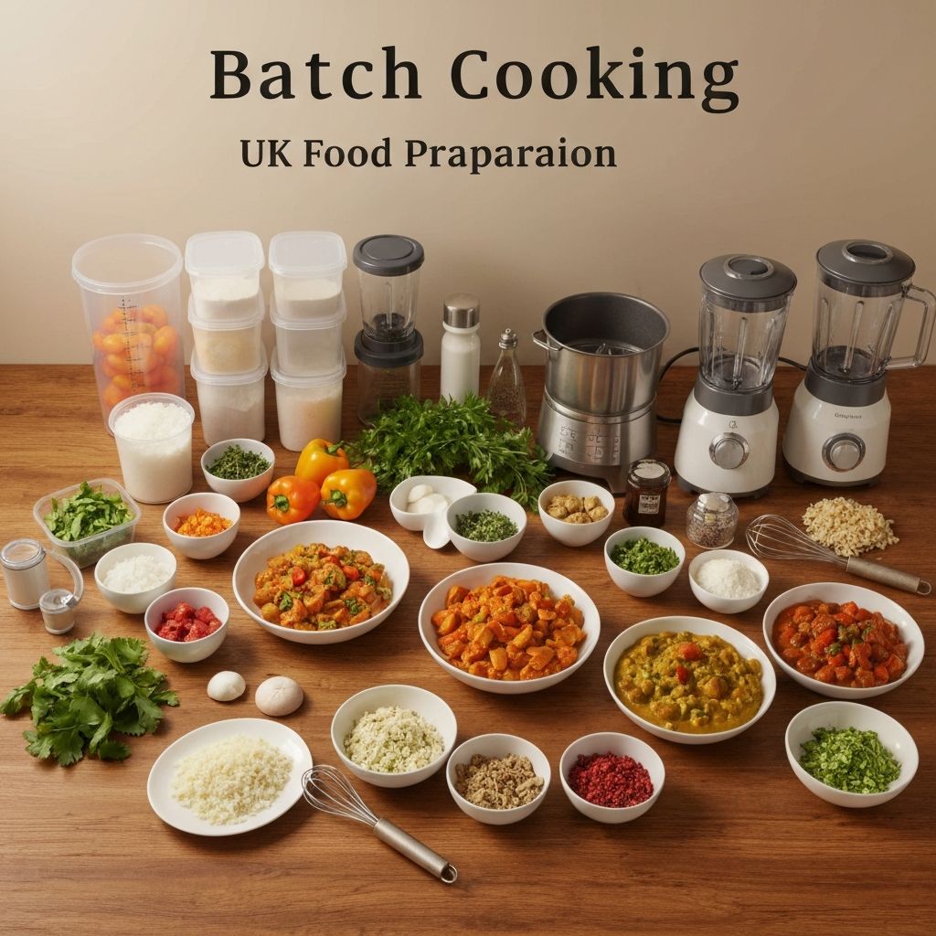Comprehensive overview of batch cooking and food preparation components